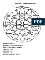 Vocabulary Revision - Read and Colour Words