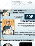 Conocimiento en Santo Tomás