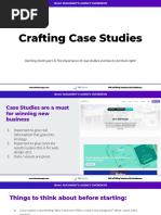 Crafting Case Studies