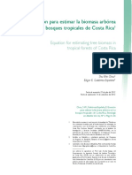 Dialnet EcuacionParaEstimarLaBiomasaArboreaEnLosBosquesTro 4835699 PDF