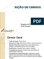 Descrição de cargos em construção civil