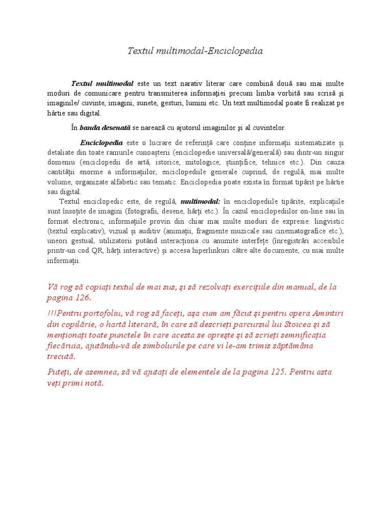 Textul Multimodal | PDF