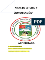 FOLLETO de Tecnicas de Estudio