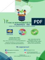 Afiche Responsabilidad Social HUMANIZARSE