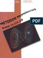 Metodos Numericos con Matlab, 1° ED. - A. Cordero Barbero & E. Martínez Molad