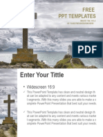 Catholic Cross Religion PPT Templates Widescreen