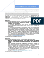 Reconocimiento de Argumentos Guía PDF