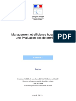 Le Management Et Efficience Hospitalier PDF
