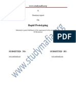 Mech Rapid Prototyping Report PDF