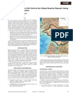 Optimisation of The Drill Grid at The Weipa Bauxite Deposit Using Conditional Simulation