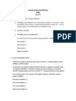 FAB Español evaluación cognitiva breve