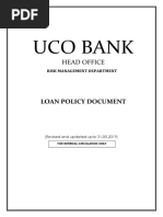 Loan Policy Document 2019-20 Part-A PDF