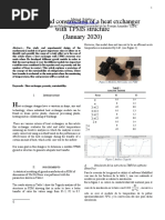 Design and Construction of A Heat Exchanger With TPMS Structure