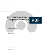 Compliance CWE 2011