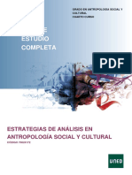 Guia Completa Estrategia de Análisis en Antropología Social y Cultural
