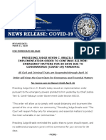 Los Angeles County Court Notification March 17 2020 
