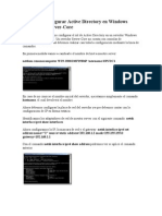 Instalar y Configurar Active Directory en Windows Server 2008 Server