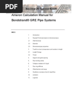 Ameron Calculation Manual For Bondstand GRE Pipe Systems