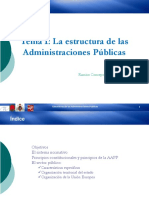 Tema 1 Estrucutras de Las Administraciones Publicas