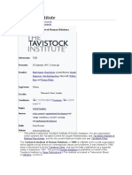 Tavistock Institute Wiki