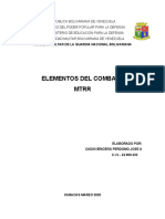 Elementos del combate individual y colectivo según el MTRR