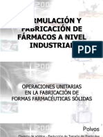 Formulación y Fabricación Industrial de Fármacos PDF