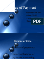 Balance of Payment