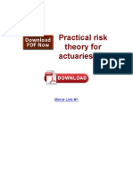 Practical Risk Theory For Actuaries PDF