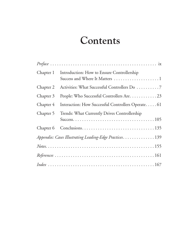 Drivers of Successful Controllership: Activities, People, and ...