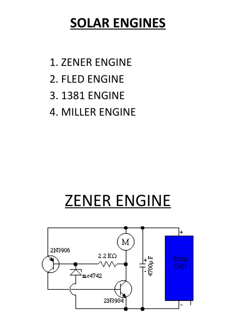 Solar Engine Types Overview | PDF
