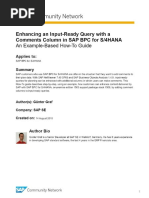 EPM Functions in SAP BPC Excel Add-In | PDF | Microsoft Excel ...