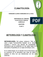 Climatología agrícola y factores meteorológicos