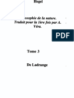 Hegel1866-Philosophie de La Nature-Tome3-Traduit Par Vera