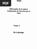 Hegel1866-Philosophie de La Nature-Tome3-Traduit Par Vera