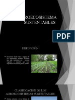Agroecosistema Sustentables