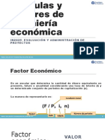 Fórmulas y Factores de Ingeniería Económica