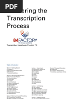 Transcription Manual 7.0