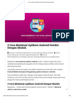 3 Cara Membuat Aplikasi Android Sendiri Dengan Mudah PDF