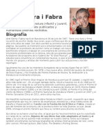 Biografía Jordi Sierra I Fabra