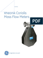 Rheonik Coriolis Flow Meters Brochure