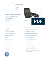 PT878 Portable Ultrasonic Flow Meter Datasheet