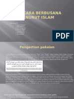 Tata Cara Berbusana Menurut Islam PPT-1