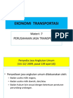 EKONOMI TRANSPORT-7 Perusahaan Jasa Transportasi