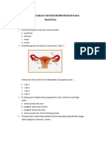 Ulangan Harian Sistem Reproduksi Pada Ma