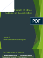 Lesson 6 The Globalization of Religion