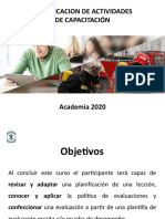 Planificación Academia 2020