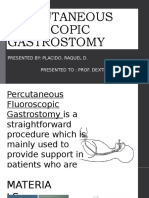 Percutaneous Flouroscopic Gastrostomy