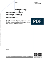 BS EN 15004-5-2008 Fixed Firefighting Systems HFC 227ea Extinguishant PDF