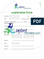 Registration Form For Projects