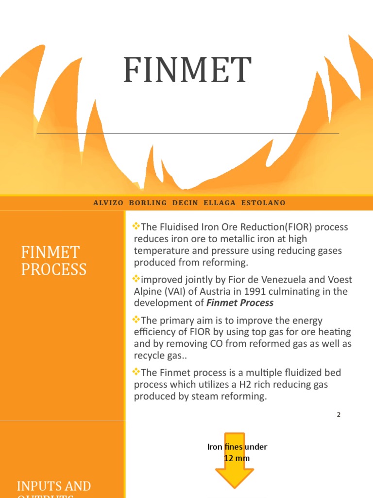 FINMET Process: An Overview of a Multiple Fluidized Bed Process for ...